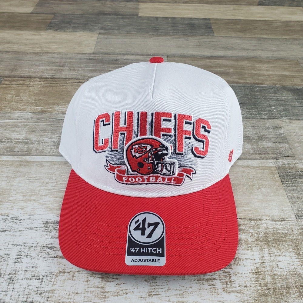 Kansas City Chiefs '47 Brand Hitch Snapback Hat NFL Football Adjustable Cap New